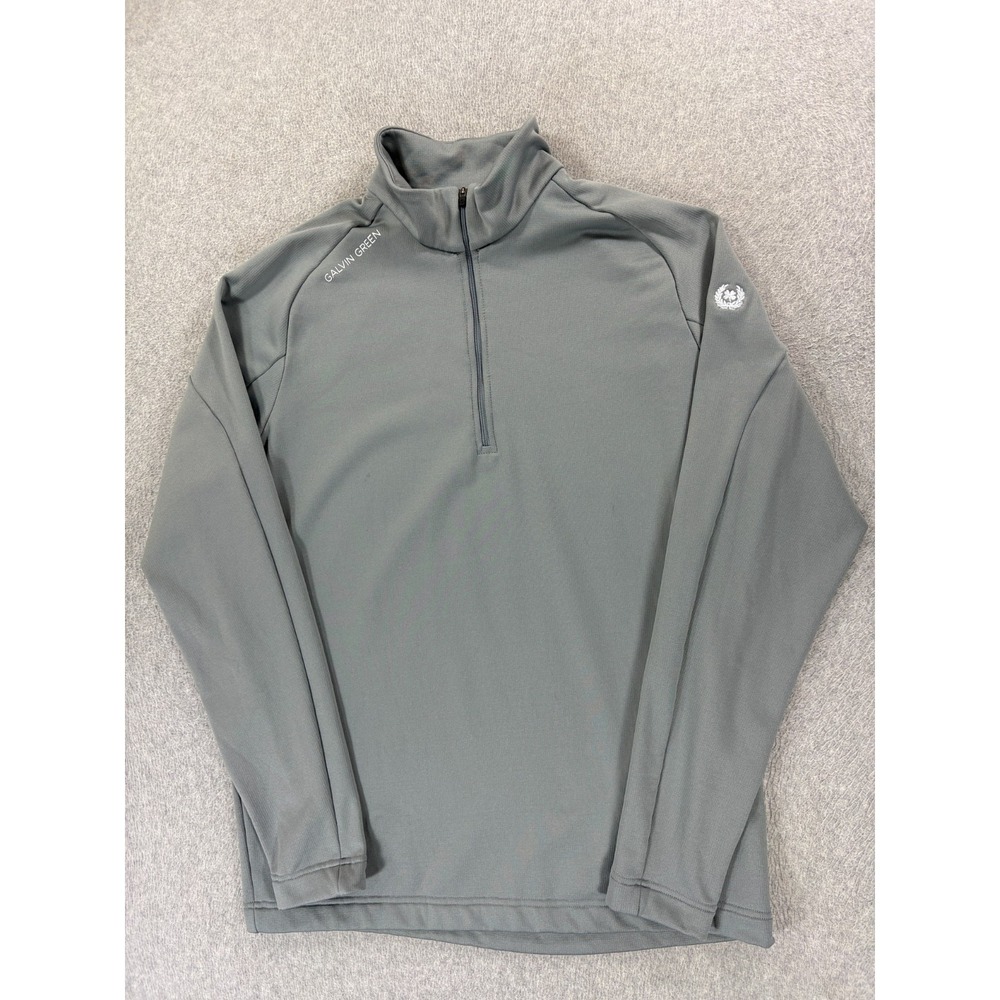 Galvin Green Insulating 1/4 Zip Golf Mid Layer Pullover (Men's XL) Gray